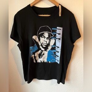 Ice Cube Graphic Crewneck Cropped Baby Tee T Shirt Cotton Size 2X